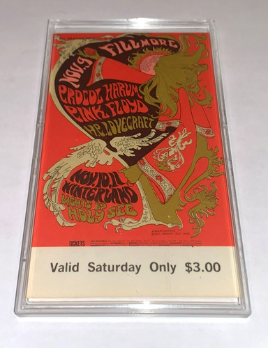 Pink floyd 1967 - floyd, ticket